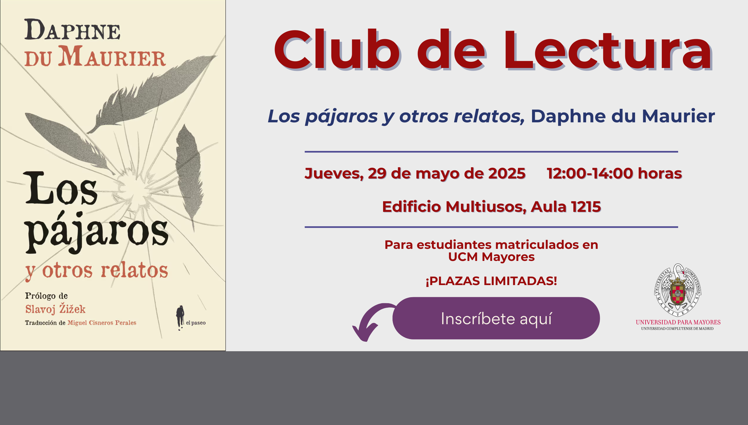 Club de Lectura (Pincha aquí para inscribirte)